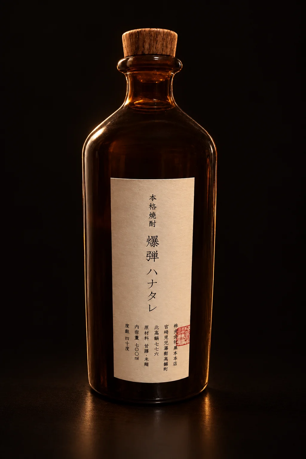 宮崎の蔵の爆弾ハナタレ（芋焼酎・初垂れ 44度）