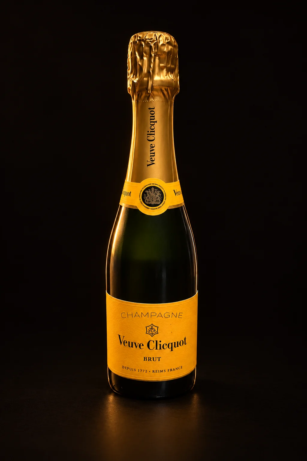ヴーヴ・クリコ（375ml）のボトル